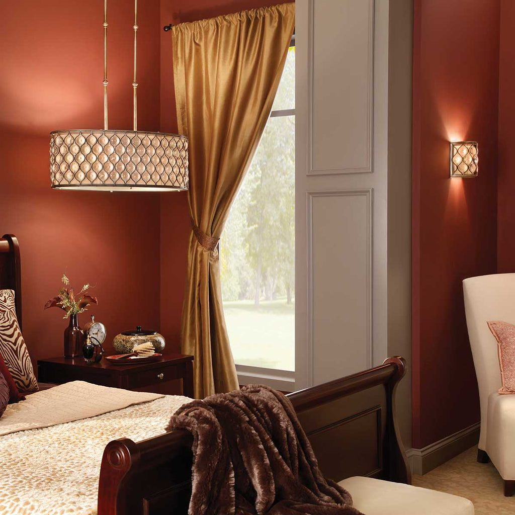 Pendelleuchte Lucia (silberfarben) 3x - Elstead Lighting