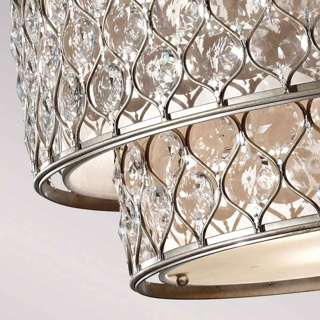 Pendelleuchte Lucia (silberfarben) 6x - Elstead Lighting
