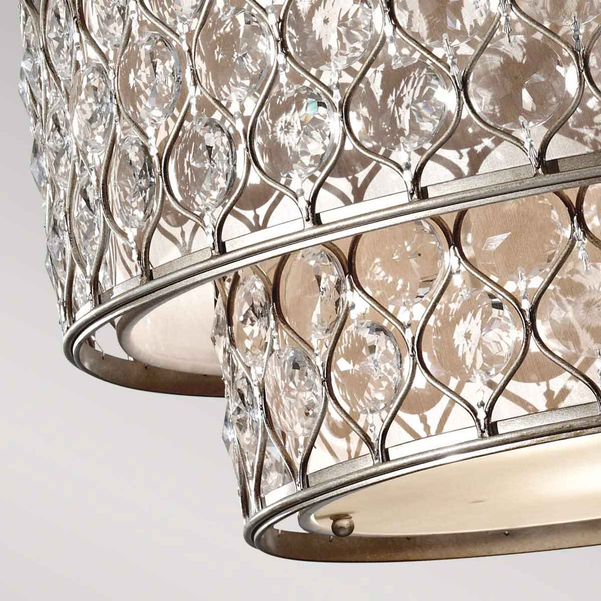 Pendelleuchte Lucia (silberfarben) 6x - Elstead Lighting
