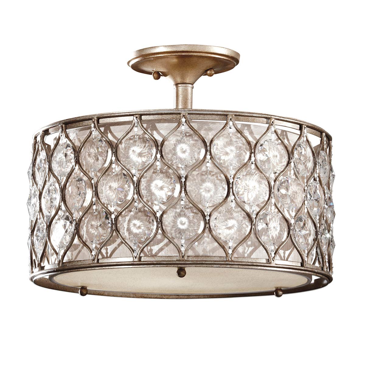 Deckenleuchte Lucia (silberfarben) 3x - Elstead Lighting