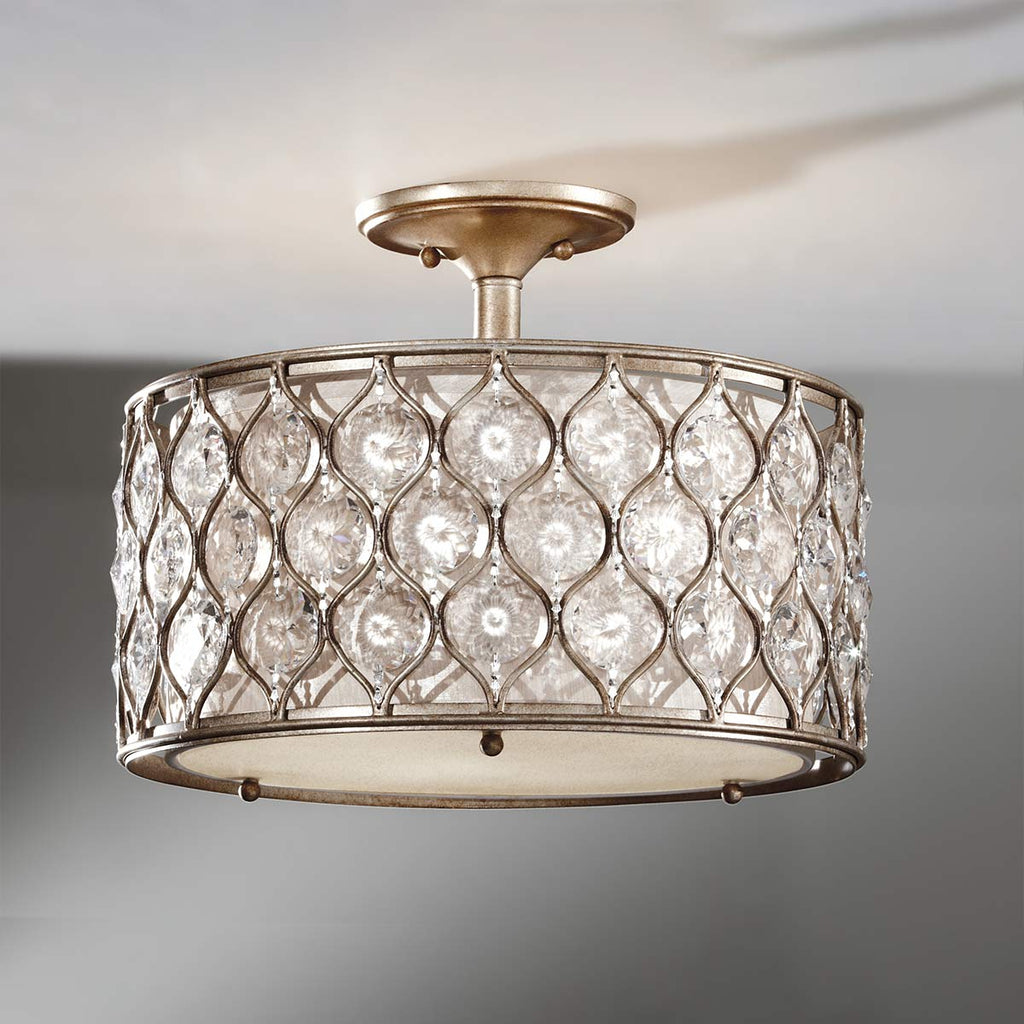 Deckenleuchte Lucia (silberfarben) 3x - Elstead Lighting