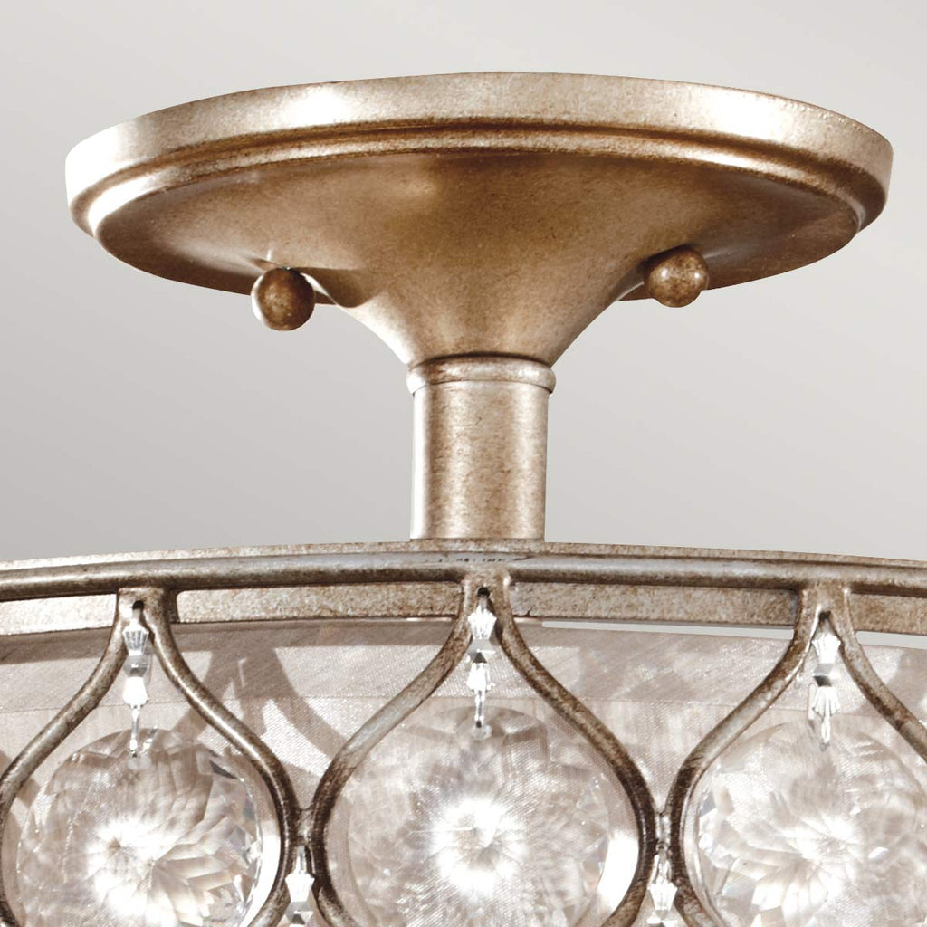 Deckenleuchte Lucia (silberfarben) 3x - Elstead Lighting