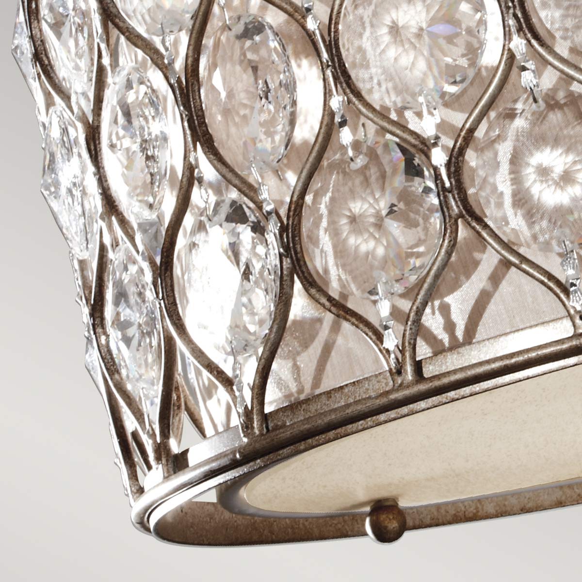 Deckenleuchte Lucia (silberfarben) 3x - Elstead Lighting