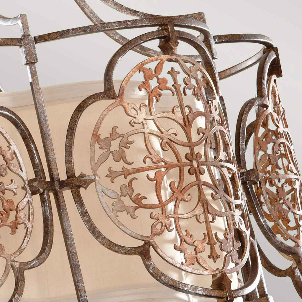 Deckenleuchte Marcella (bronzefarben) 3x - Elstead Lighting
