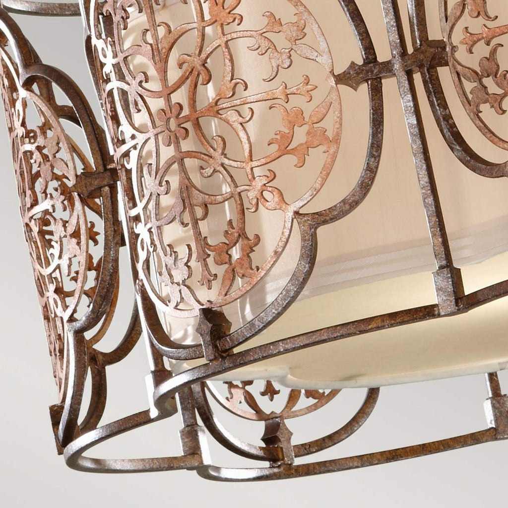 Deckenleuchte Marcella (bronzefarben) 3x - Elstead Lighting