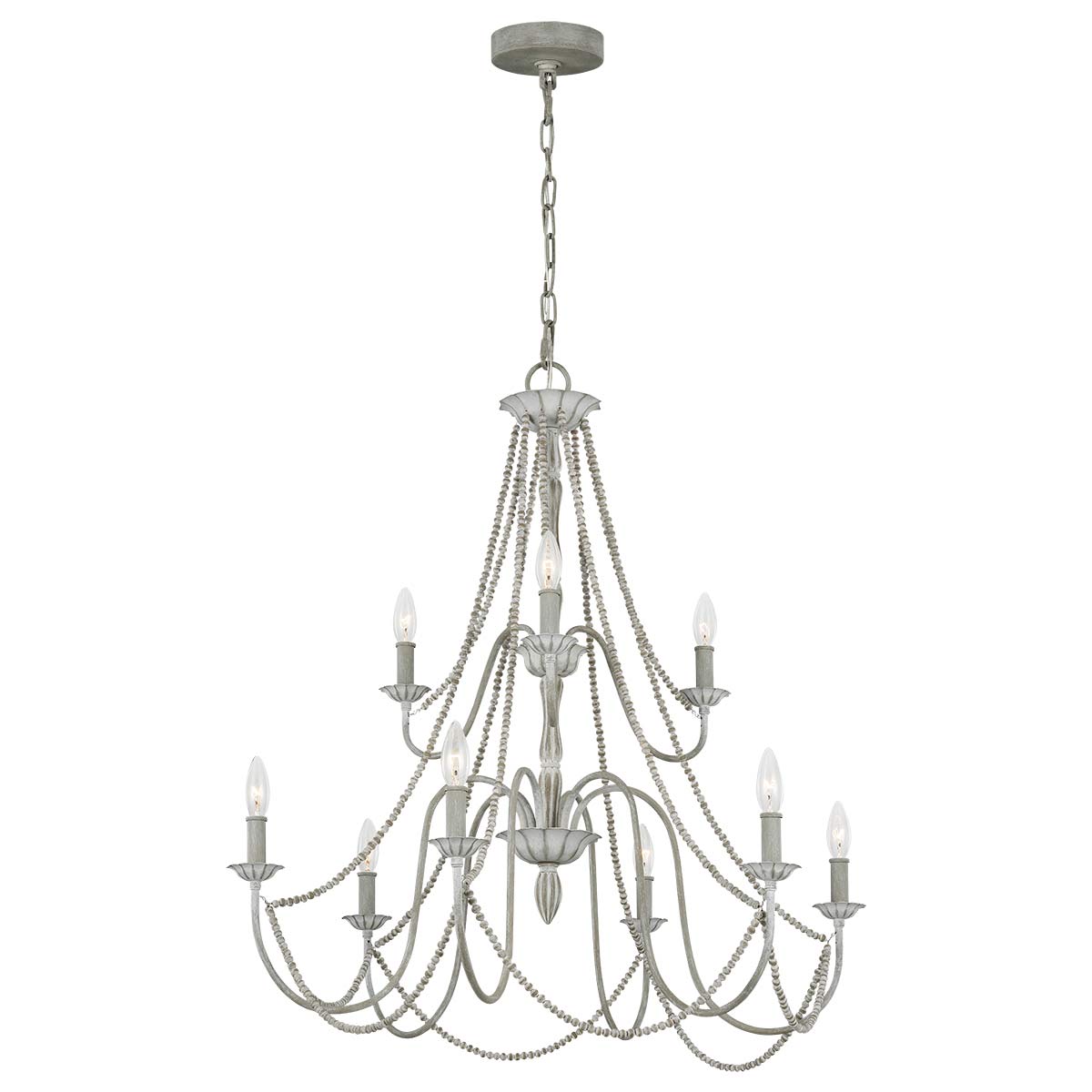 Pendelleuchte Maryville (grau) 9x - Elstead Lighting