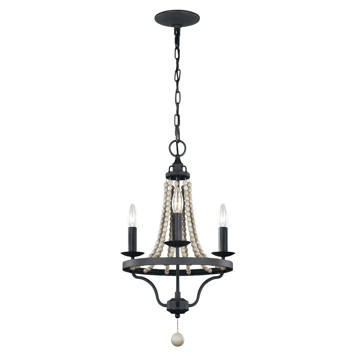 Pendelleuchte Nori (grau) 3x - Elstead Lighting