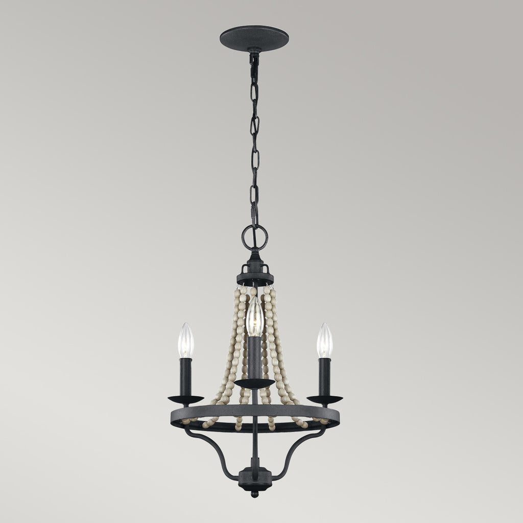 Pendelleuchte Nori (grau) 3x - Elstead Lighting