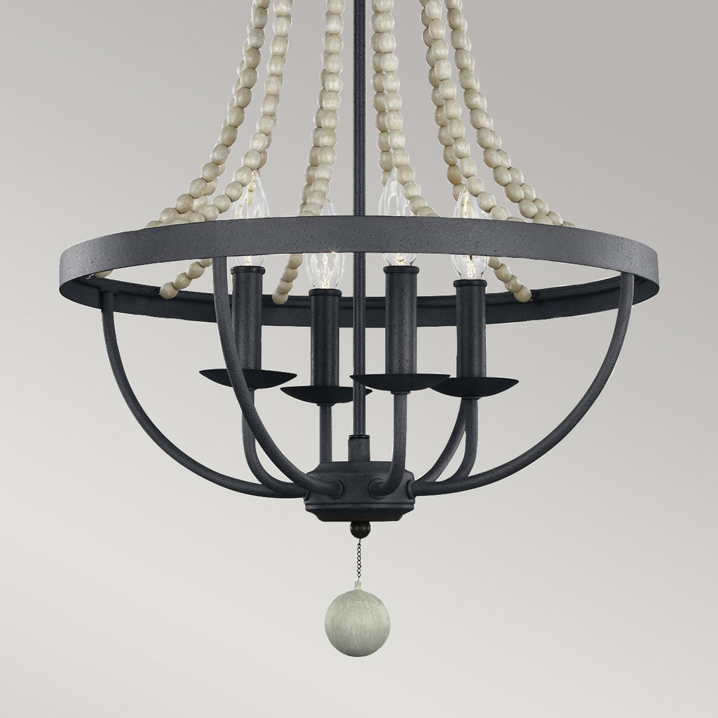 Pendelleuchte Nori (grau) 4x - Elstead Lighting