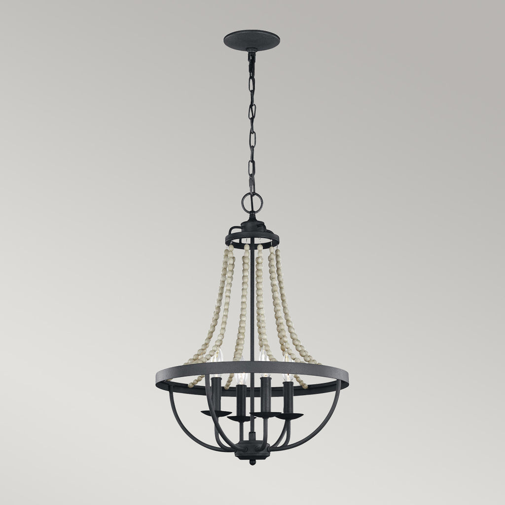 Pendelleuchte Nori (grau) 4x - Elstead Lighting