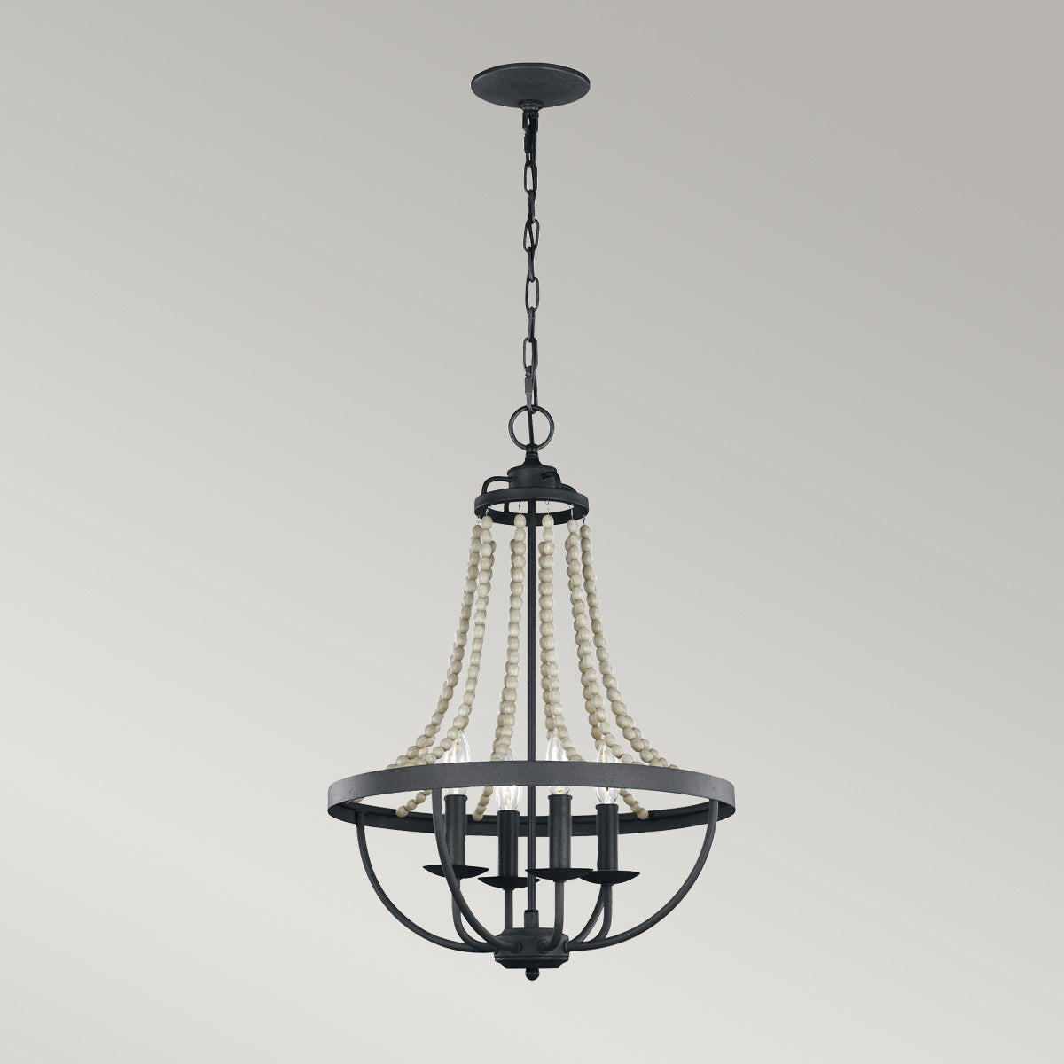 Pendelleuchte Nori (grau) 4x - Elstead Lighting