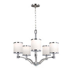 Pendelleuchte Prospect Park (verchromt) 5x - Elstead Lighting