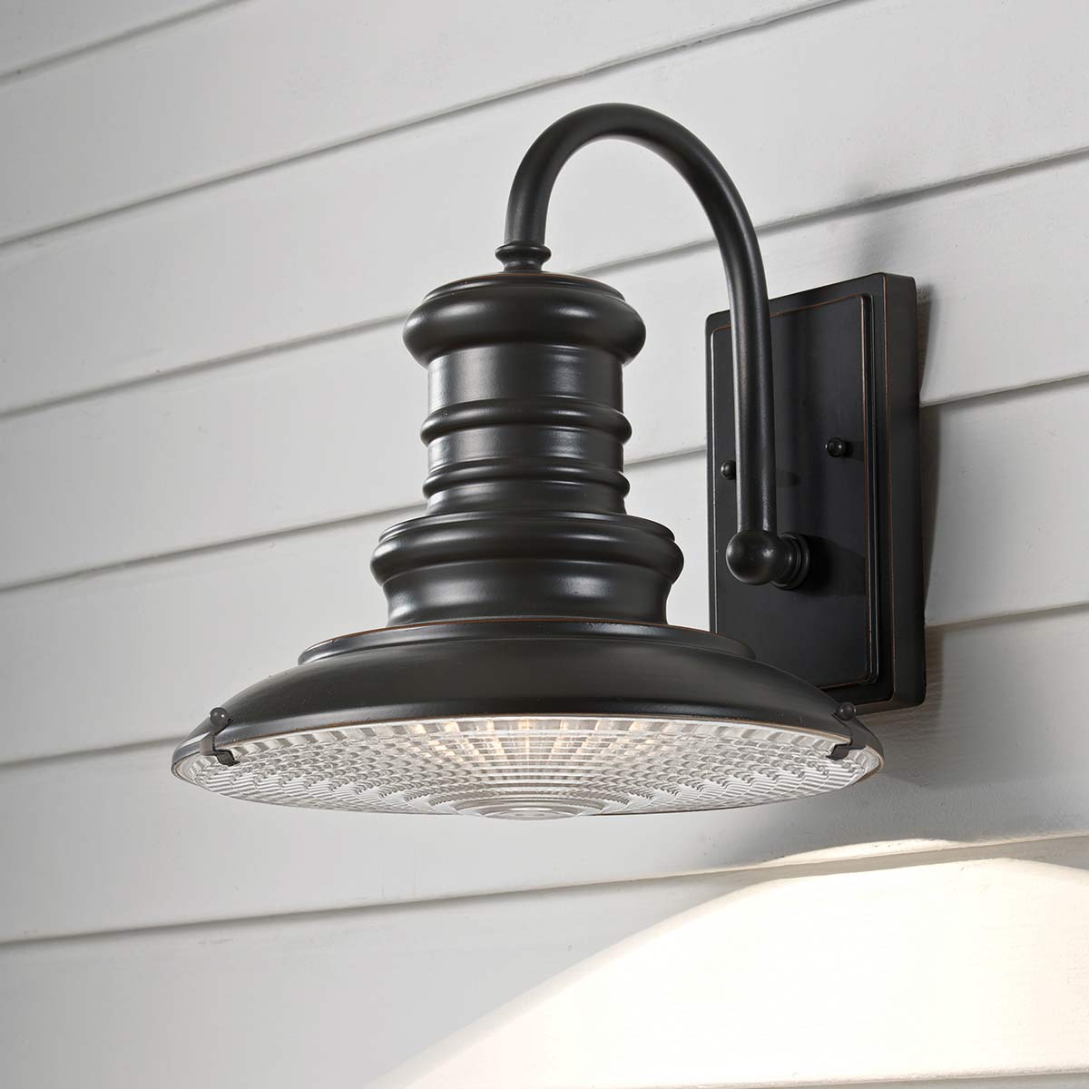 Außen-Wandleuchte Redding Station (bronzefarben) 1x - Elstead Lighting