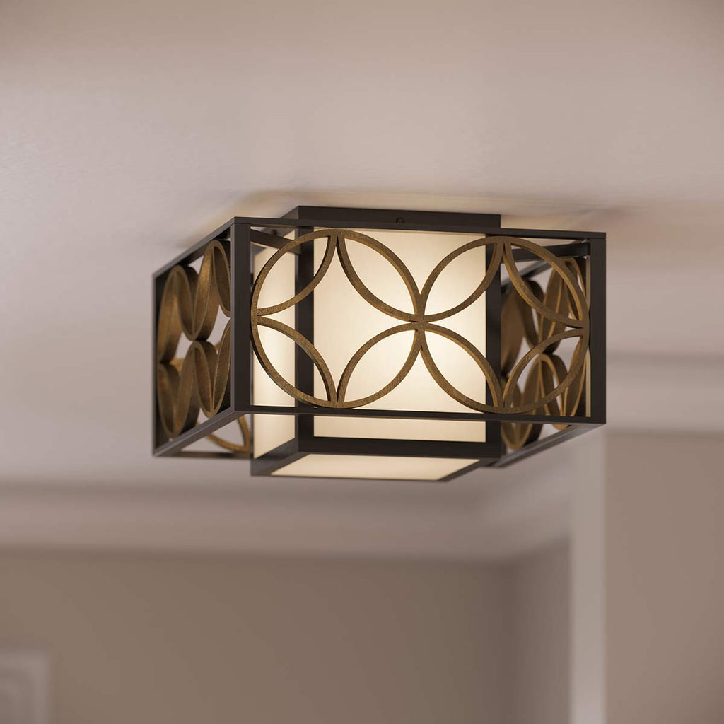 Deckenleuchte Remy (bronzefarben) 2x - Elstead Lighting