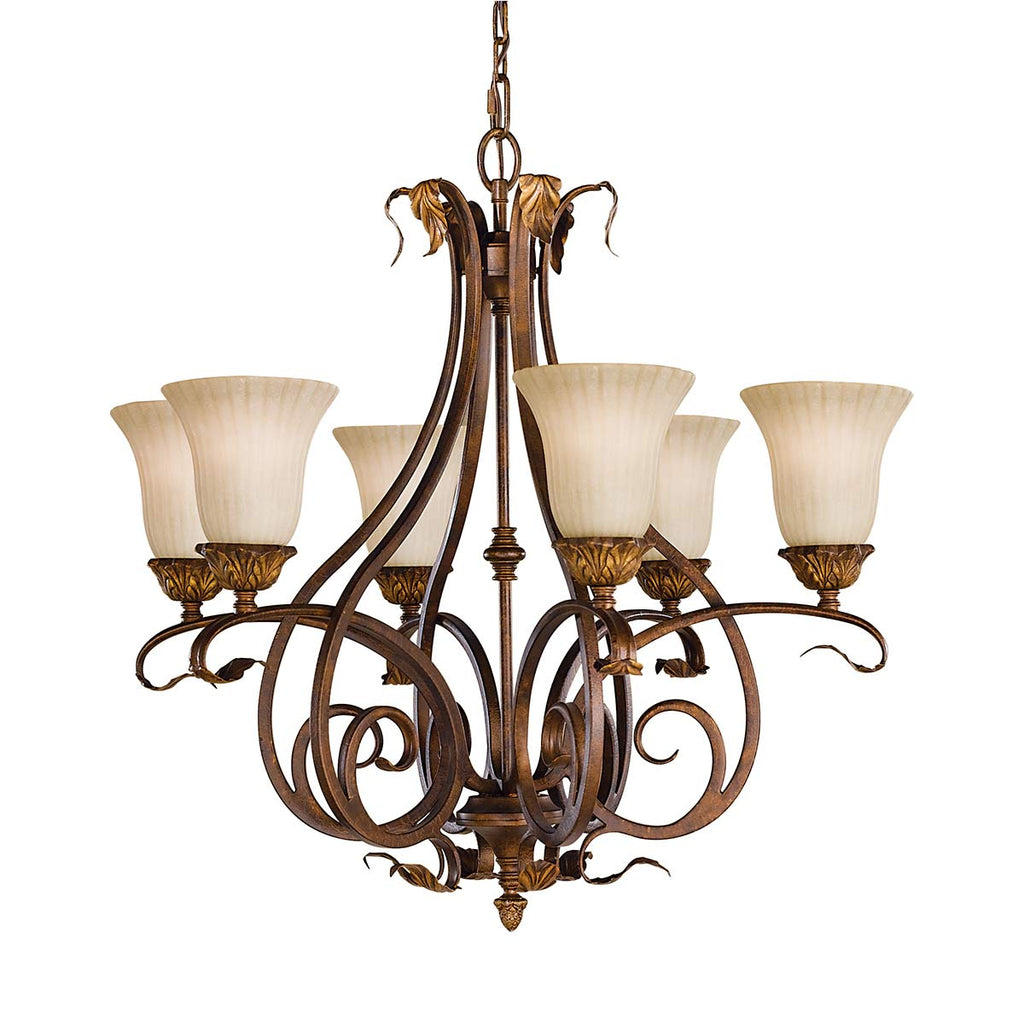 Pendelleuchte Sonoma Valley (Aged Tortoise Shell) 6x - Elstead Lighting