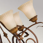 Pendelleuchte Sonoma Valley (Aged Tortoise Shell) 6x - Elstead Lighting