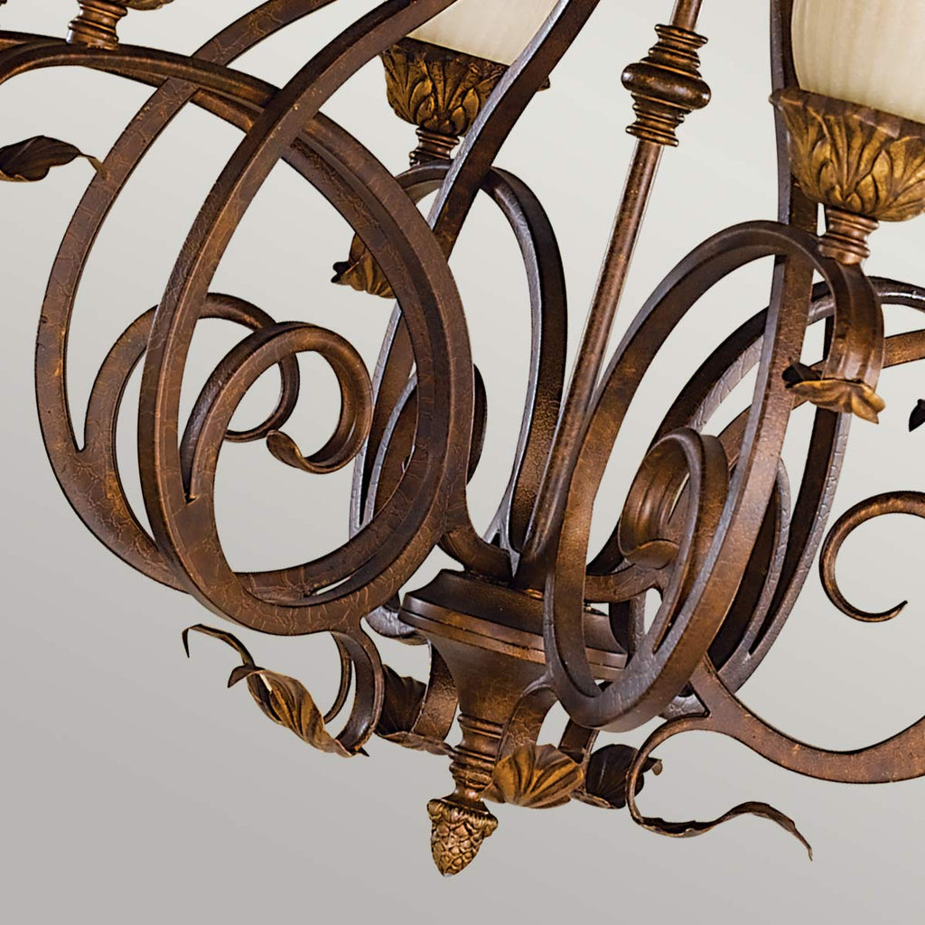 Pendelleuchte Sonoma Valley (Aged Tortoise Shell) 6x - Elstead Lighting