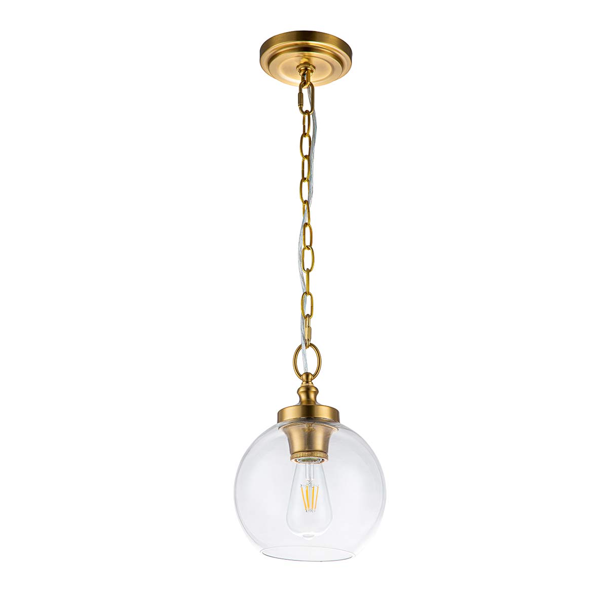 Pendelleuchte Tabby (messingfarben) 1x - Elstead Lighting