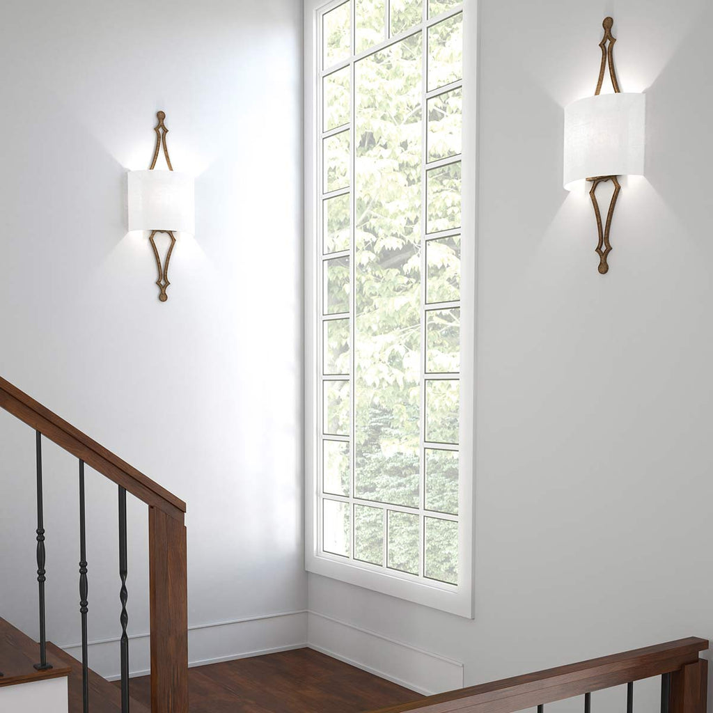 Wandleuchte Tilling (goldfarben) 1x - Elstead Lighting
