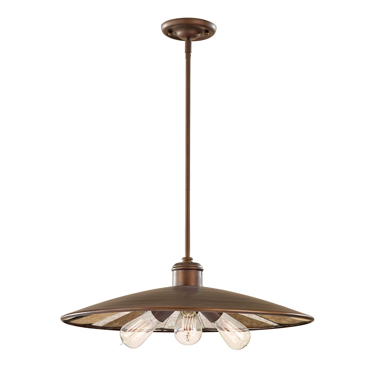 Pendelleuchte Urban Renewal (bronzefarben) 3x - Elstead Lighting