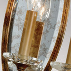 Wandleuchte Valentina (messingfarben) 3x - Elstead Lighting