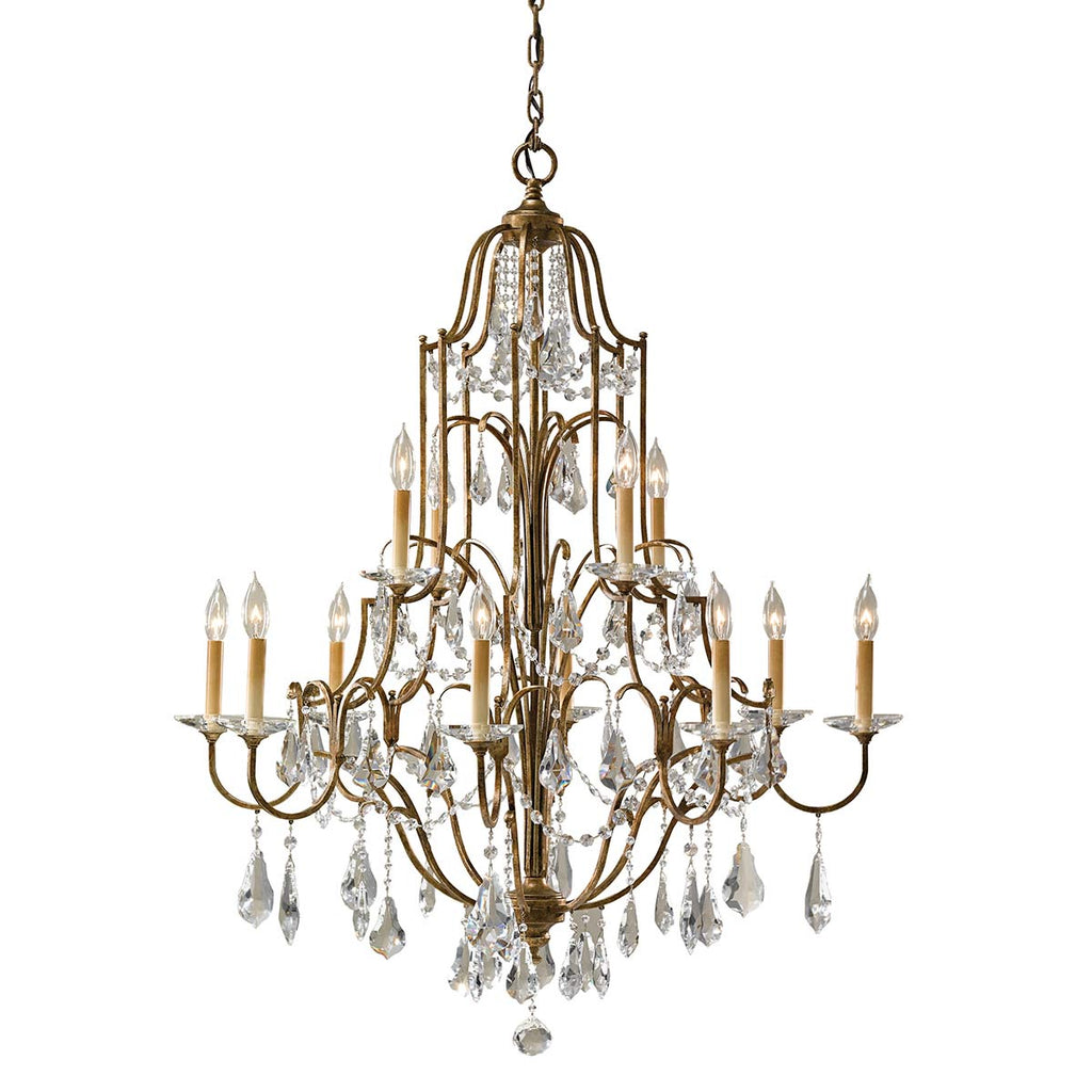 Pendelleuchte Valentina (bronzefarben) 12x - Elstead Lighting