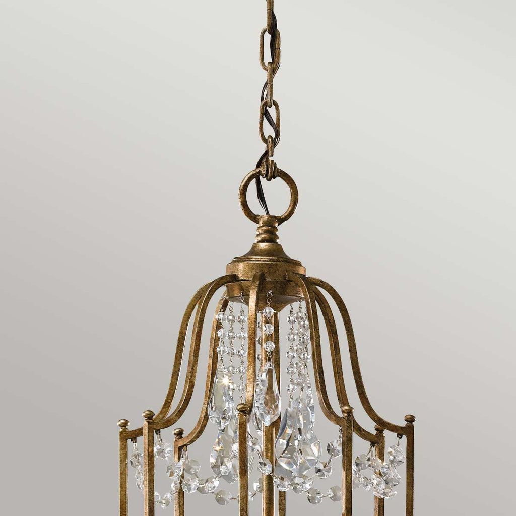 Pendelleuchte Valentina (bronzefarben) 12x - Elstead Lighting