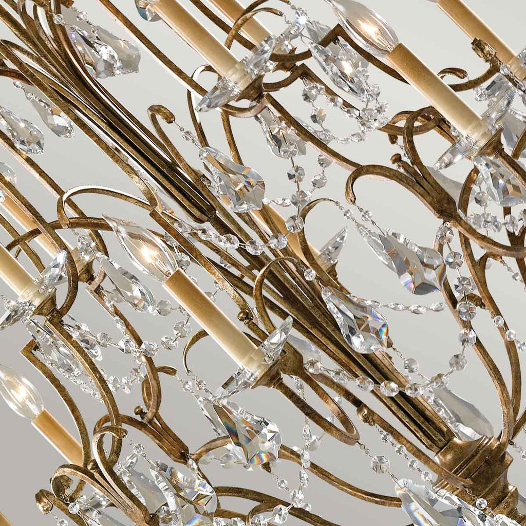 Pendelleuchte Valentina (bronzefarben) 12x - Elstead Lighting
