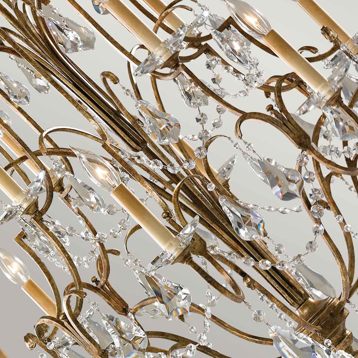 Pendelleuchte Valentina (bronzefarben) 12x - Elstead Lighting