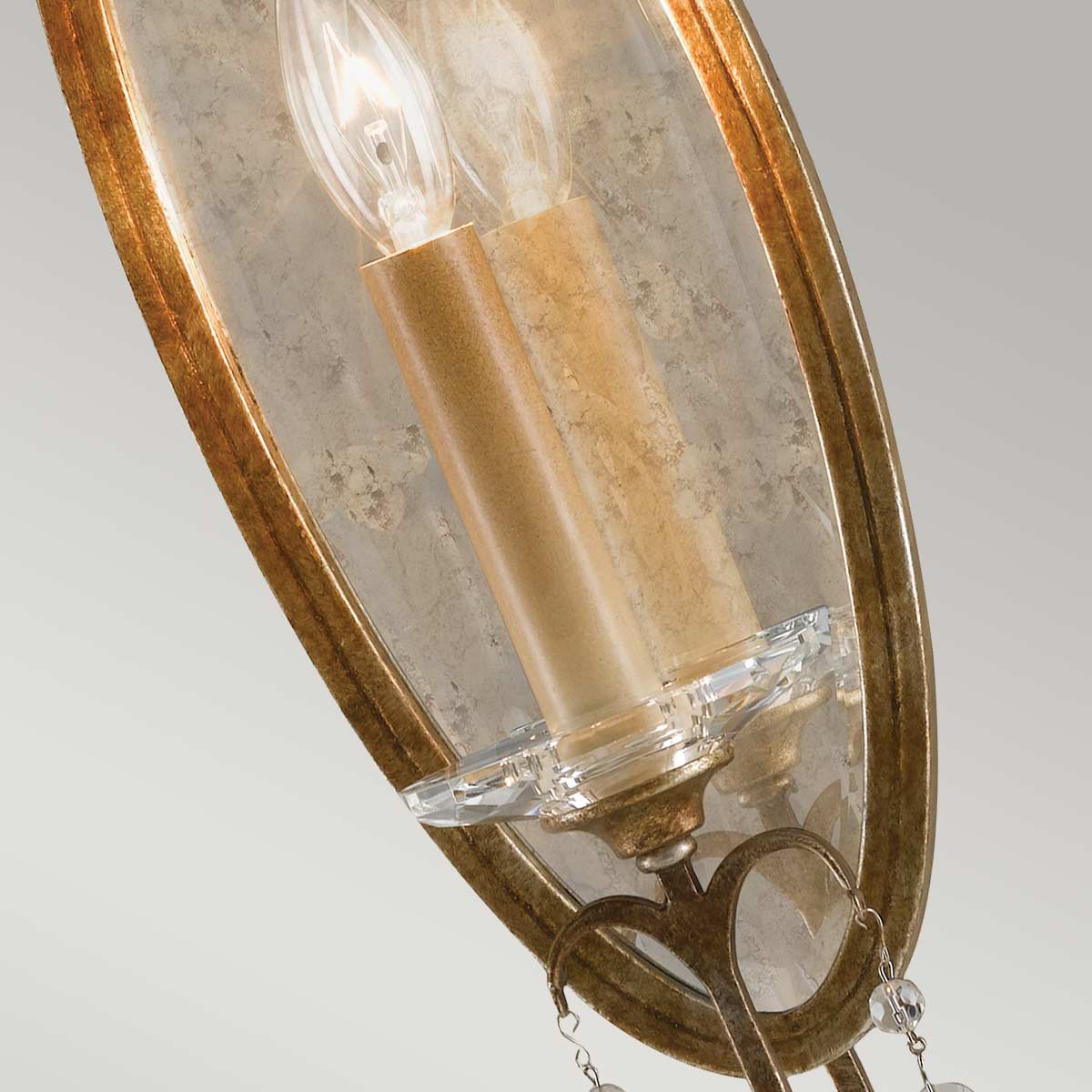 Wandleuchte Valentina (messingfarben) 1x - Elstead Lighting