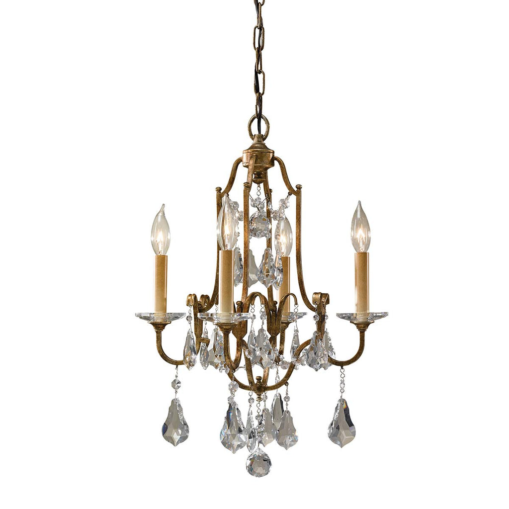 Pendelleuchte Valentina (bronzefarben) 4x - Elstead Lighting