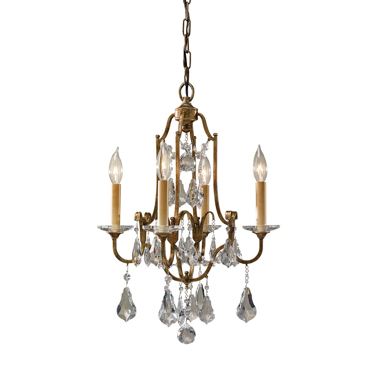Pendelleuchte Valentina (bronzefarben) 4x - Elstead Lighting