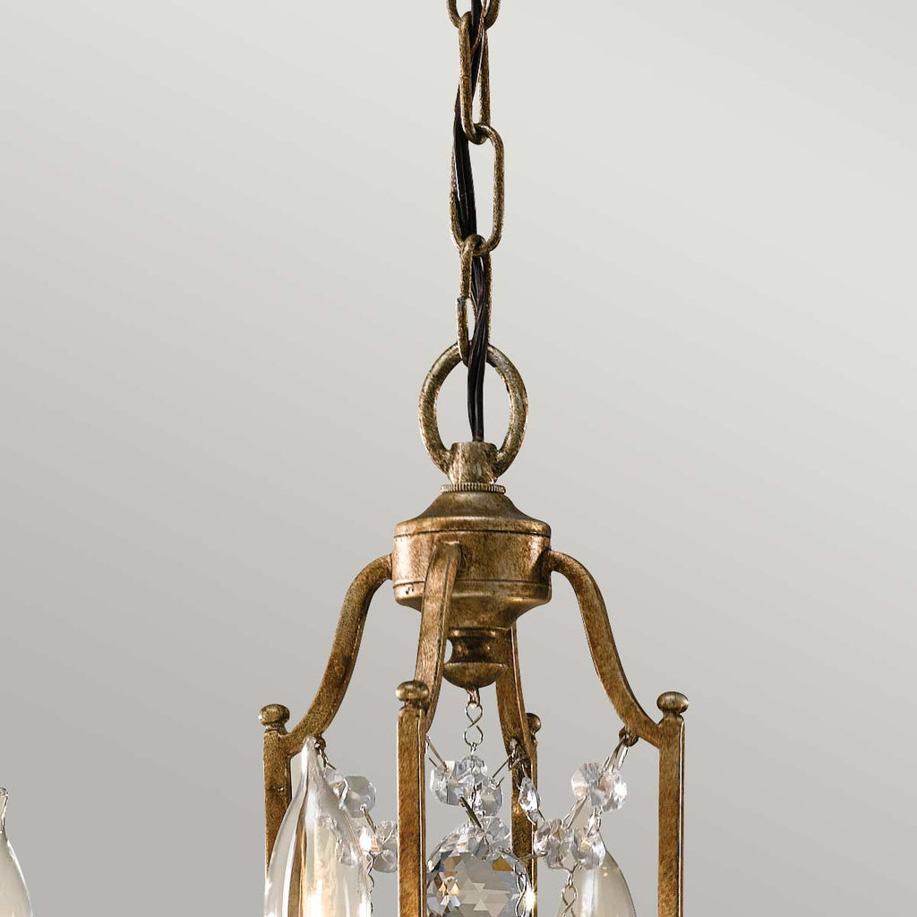 Pendelleuchte Valentina (bronzefarben) 4x - Elstead Lighting
