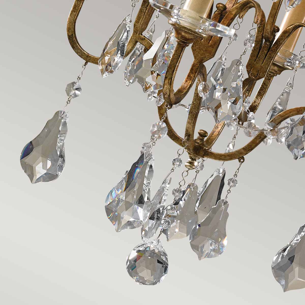 Pendelleuchte Valentina (bronzefarben) 4x - Elstead Lighting