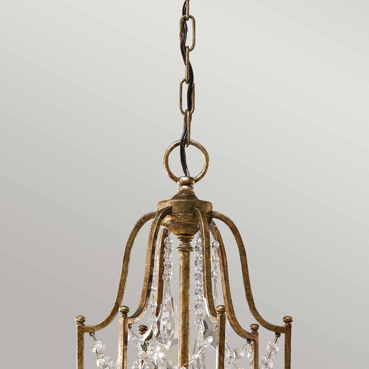 Pendelleuchte Valentina (bronzefarben) 6x - Elstead Lighting