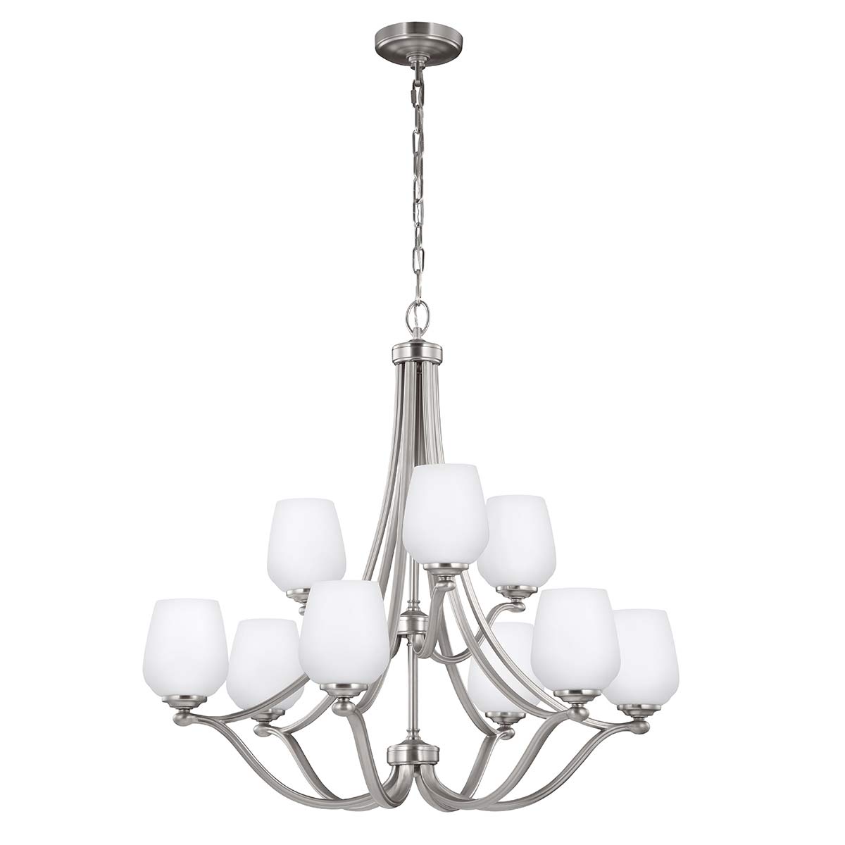 Pendelleuchte Vintner (Nickel) 9x - Elstead Lighting