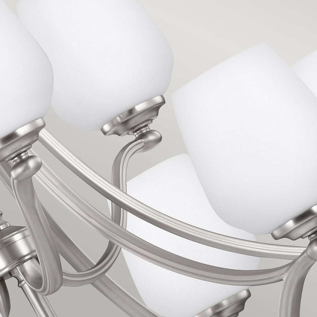 Pendelleuchte Vintner (Nickel) 9x - Elstead Lighting