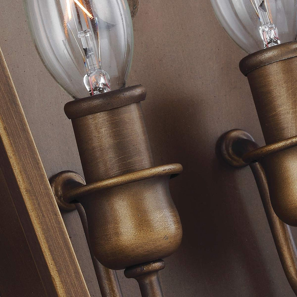 Wandleuchte Yarmouth (Brushed Steel) 2x - Elstead Lighting