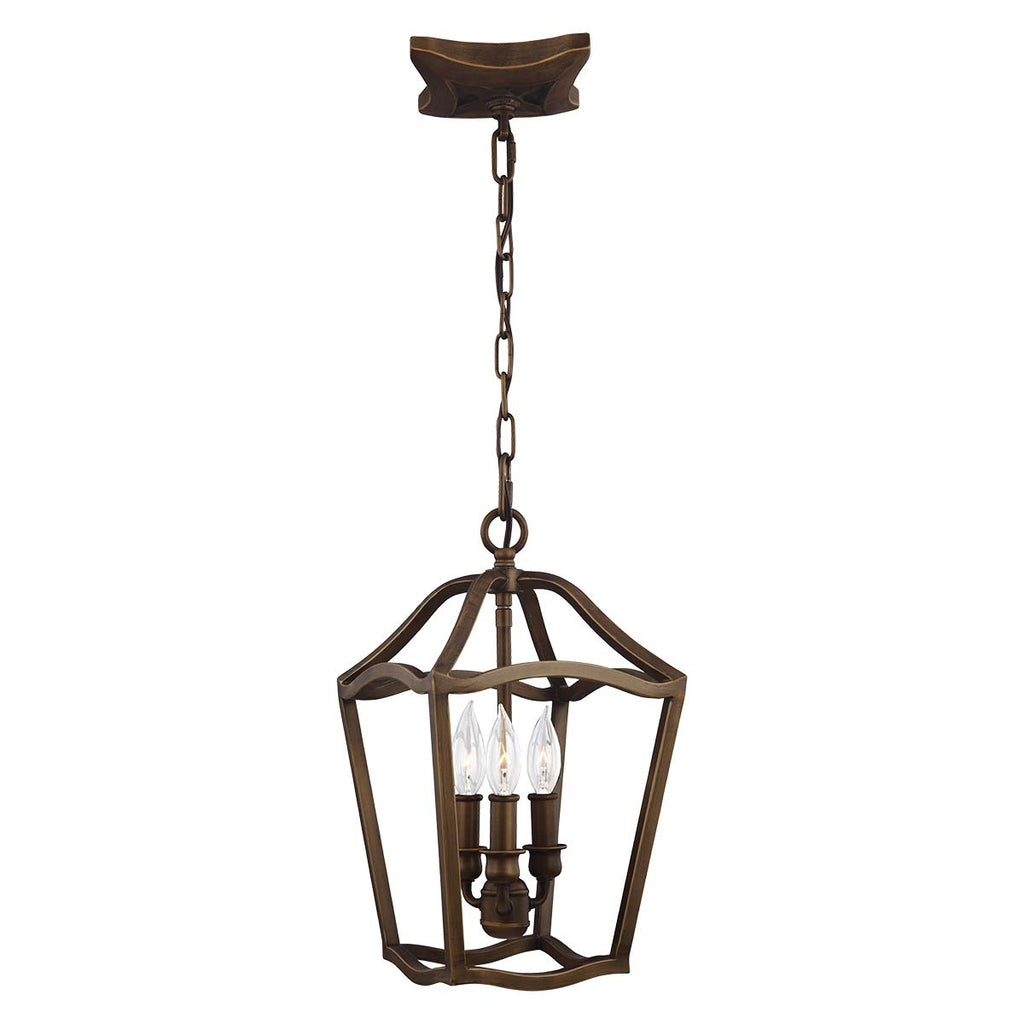 Pendelleuchte Yarmouth (messingfarben) 3x - Elstead Lighting