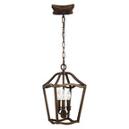 Pendelleuchte Yarmouth (messingfarben) 3x - Elstead Lighting