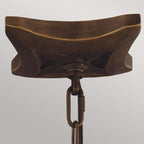 Pendelleuchte Yarmouth (messingfarben) 3x - Elstead Lighting