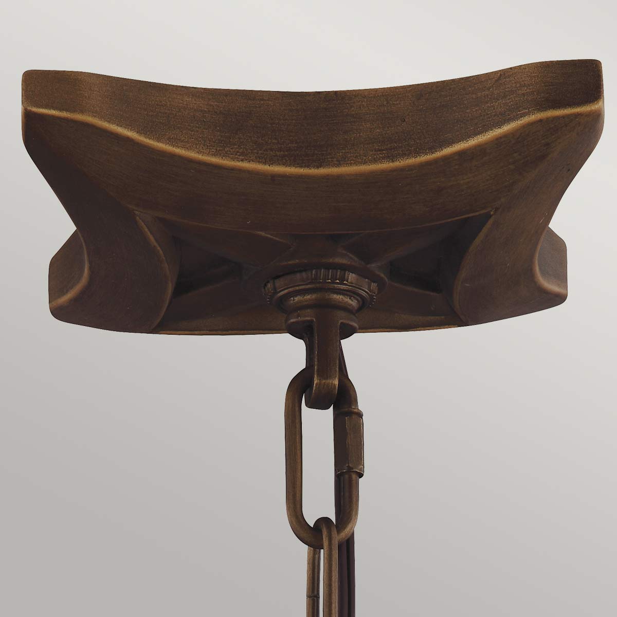 Pendelleuchte Yarmouth (messingfarben) 3x - Elstead Lighting