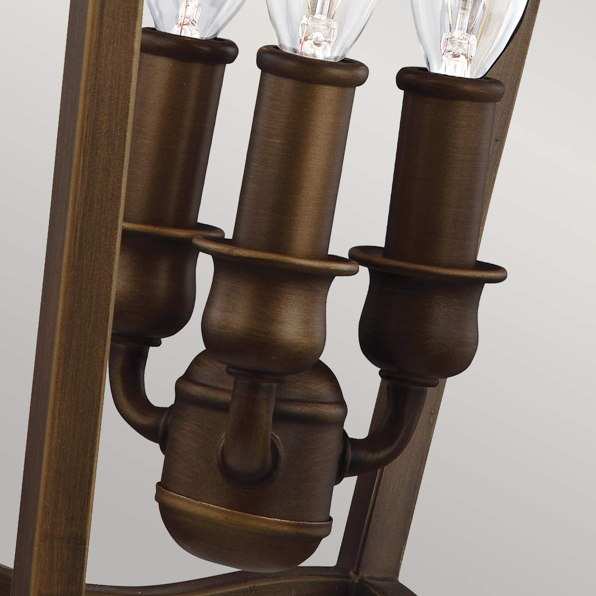 Pendelleuchte Yarmouth (messingfarben) 3x - Elstead Lighting