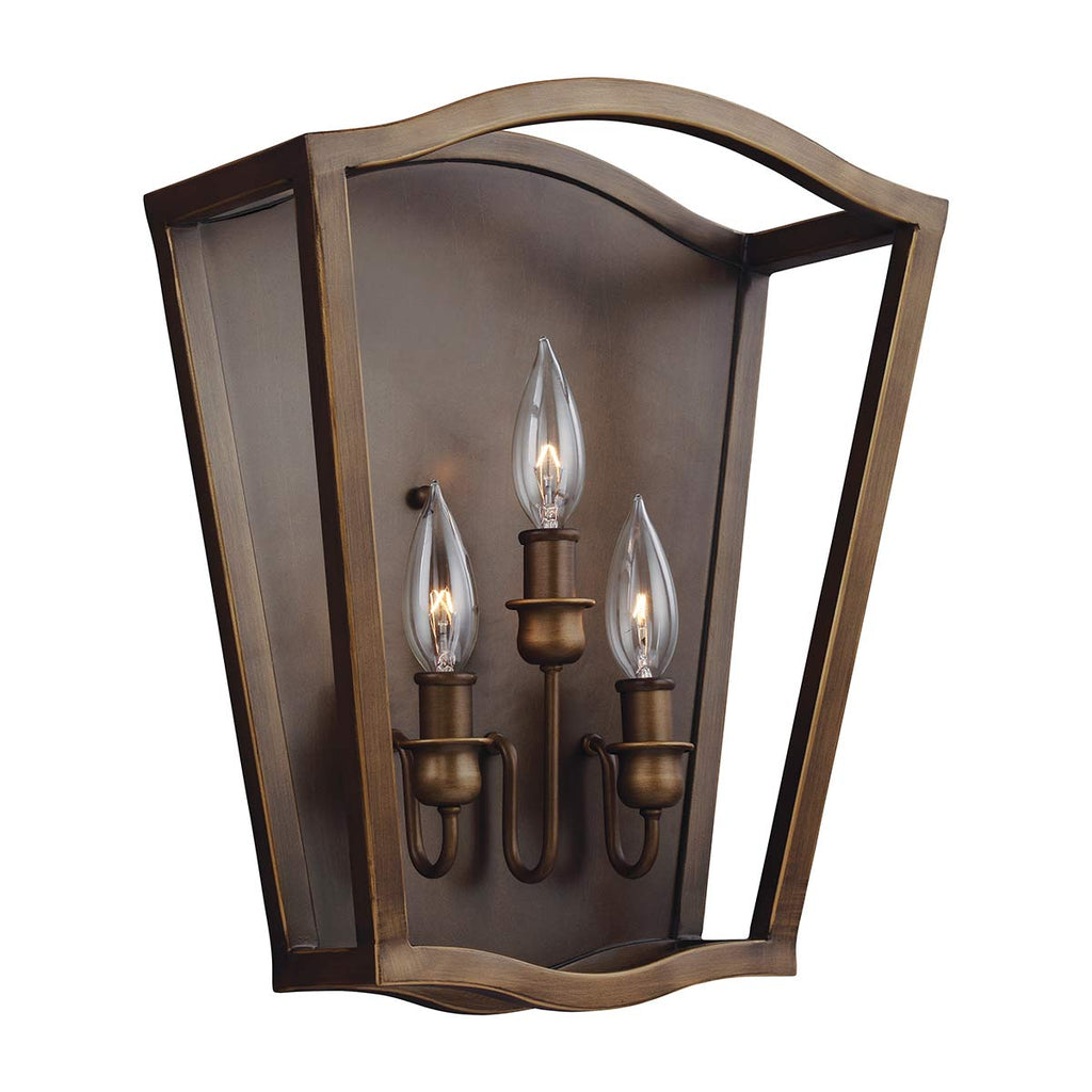 Wandleuchte Yarmouth (Nickel) 3x - Elstead Lighting