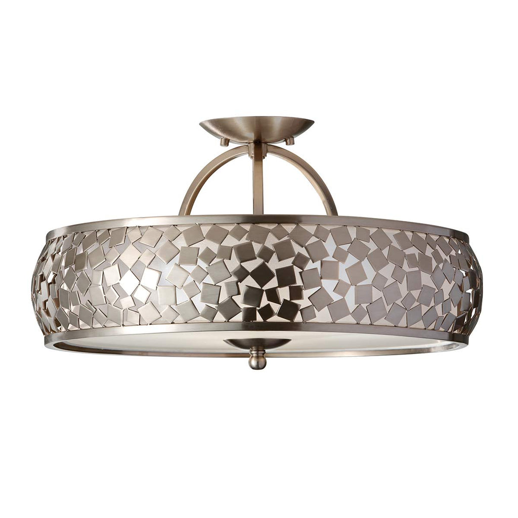 Deckenleuchte Zara (Brushed Steel) 3x - Elstead Lighting
