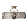 Deckenleuchte Zara (Brushed Steel) 3x - Elstead Lighting
