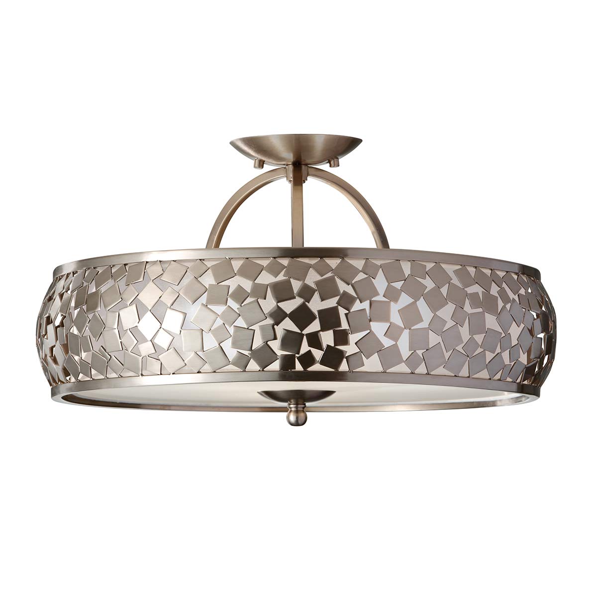 Deckenleuchte Zara (Brushed Steel) 3x - Elstead Lighting