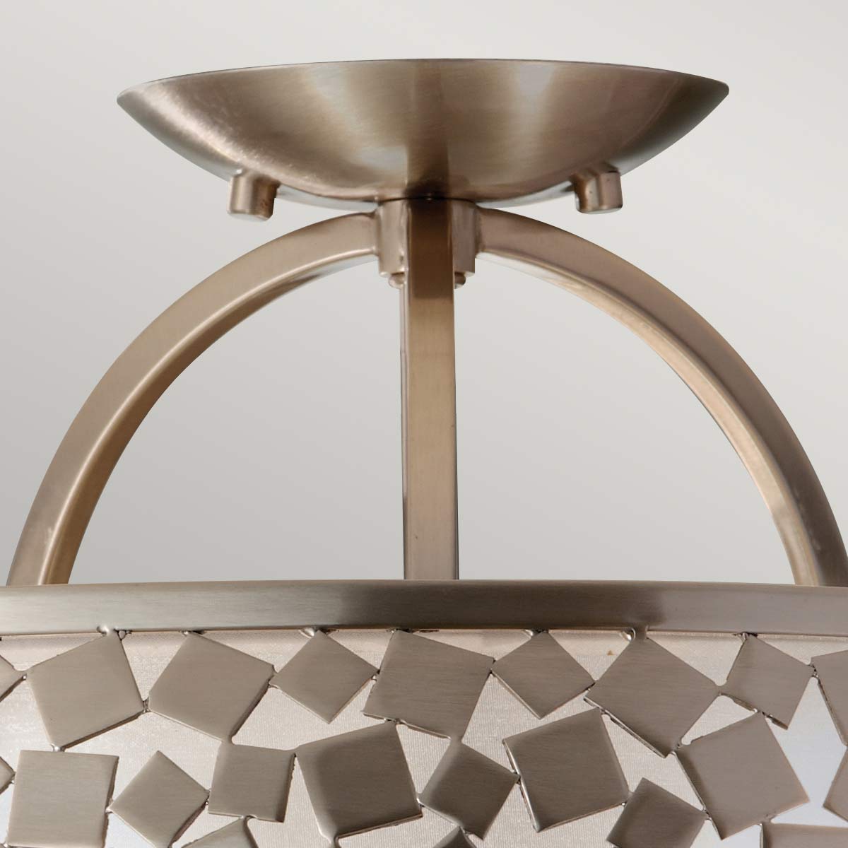 Deckenleuchte Zara (Brushed Steel) 3x - Elstead Lighting
