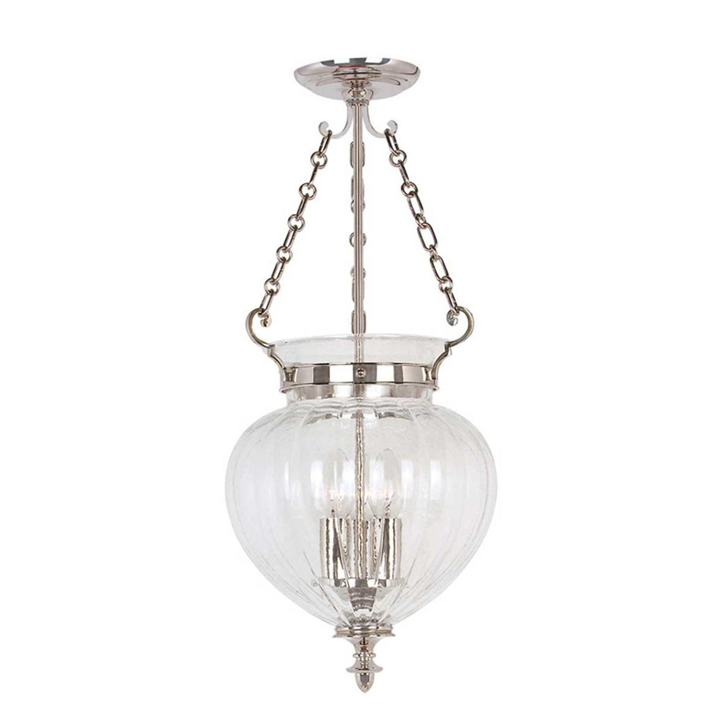 Pendelleuchte Finsbury Park (Nickel) 3x - Elstead Lighting