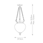 Pendelleuchte Finsbury Park (Nickel) 3x - Elstead Lighting